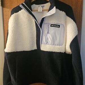Columbia Blue and White Fleece Jacket